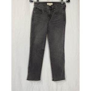 Madewell Nm780 Petite Black Stovepipe Jeans Size 24